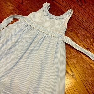 Phlona Blue Seersucker Dress